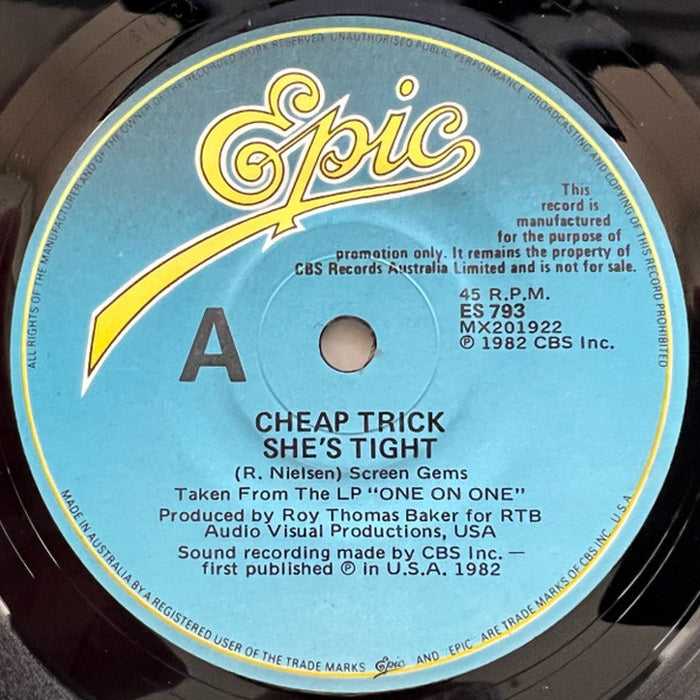 Cheap Trick – She's Tight (VG+/Generic)